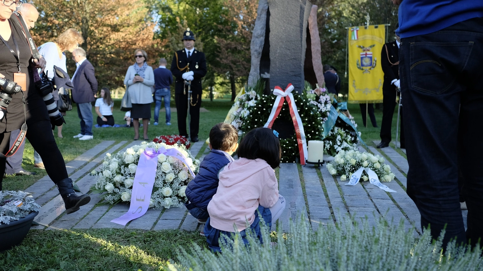 Commemorazione del disastro aereo di Linate (Newpress)