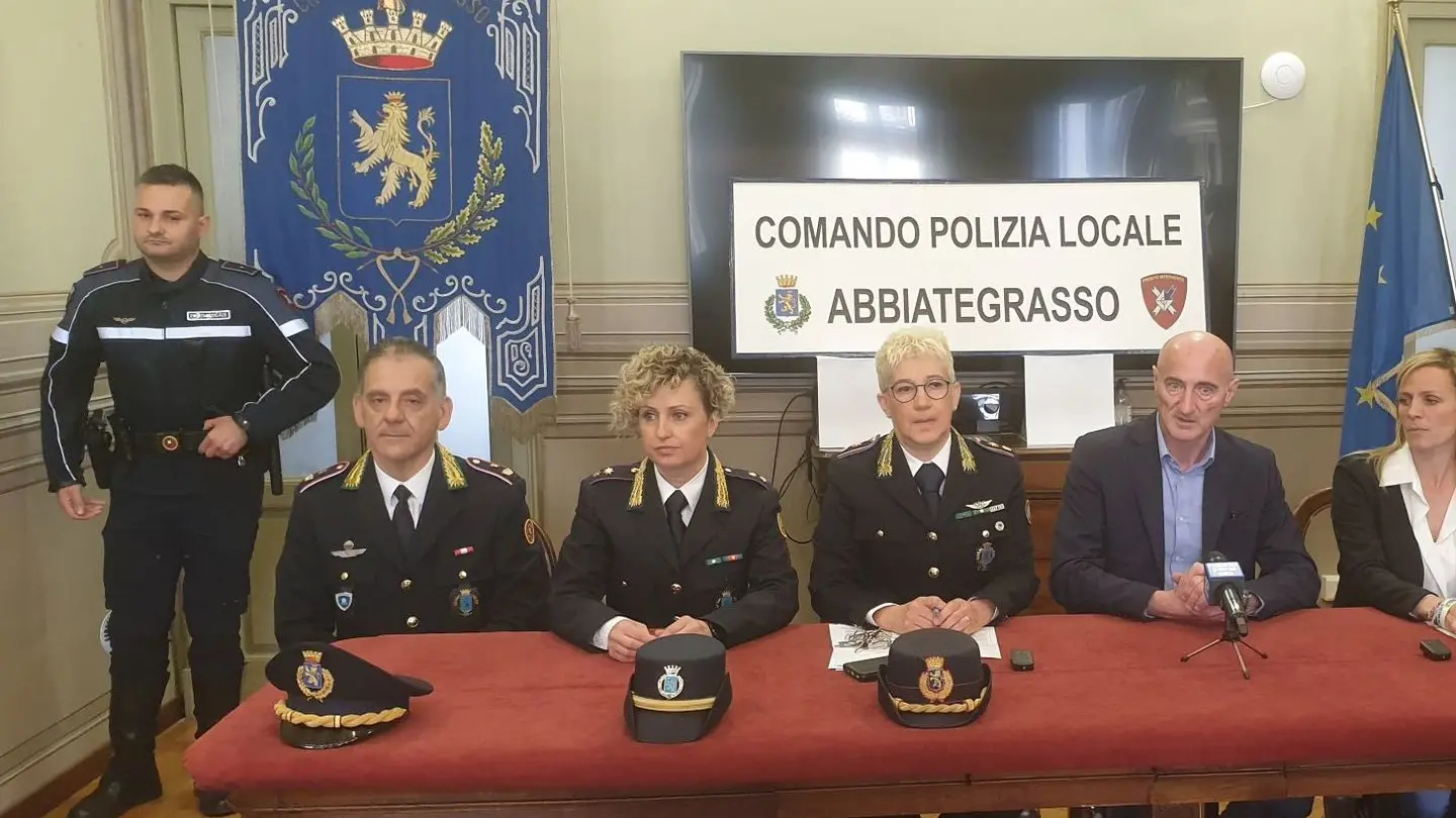 Il sindaco Cesare Nai e la comandante della Polizia locale Maria Malini