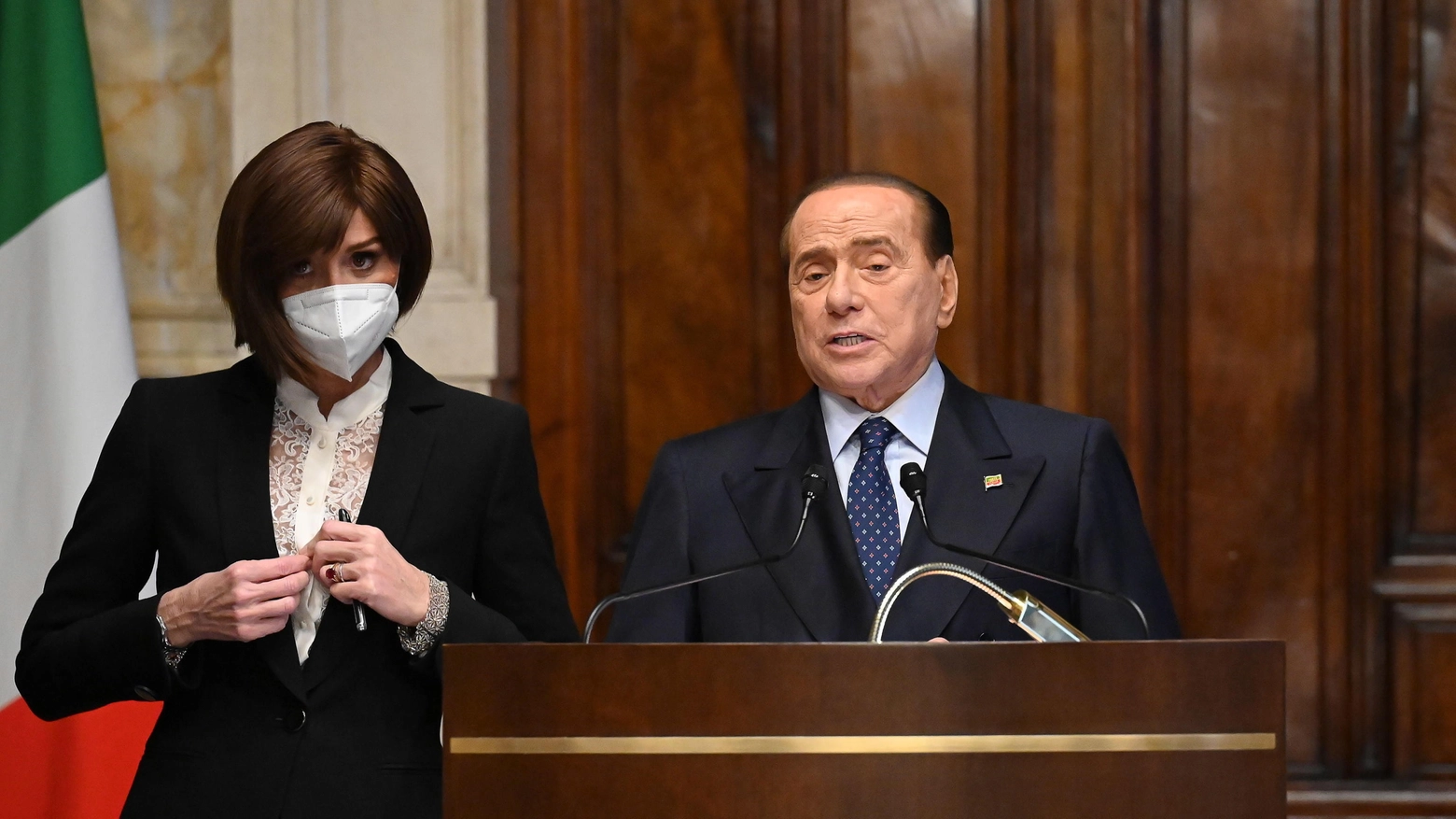 Silvio Berlusconi e Anna Bernini