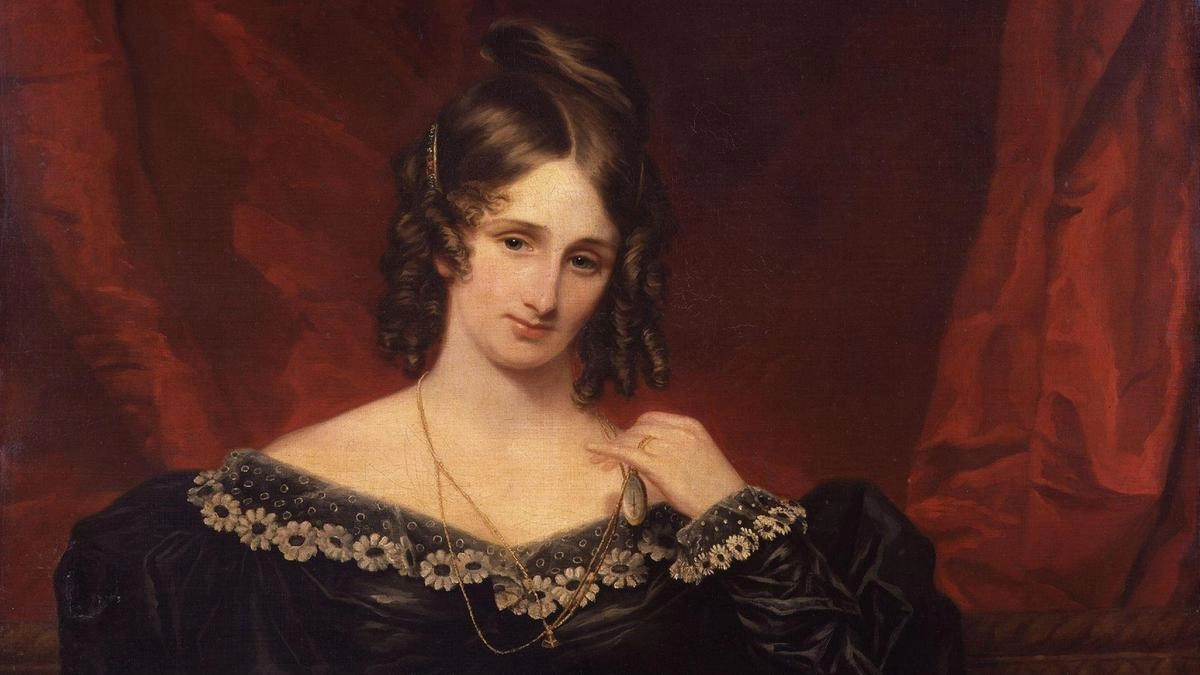 La scrittrice inglese Mary Shelley La scrittrice inglese Mary Shelley