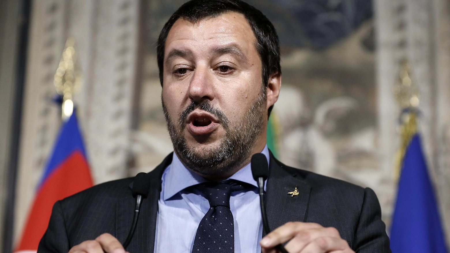 Matteo Salvini (Ansa)