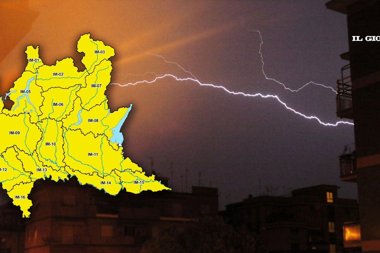 Allerta meteo sulla Lombardia