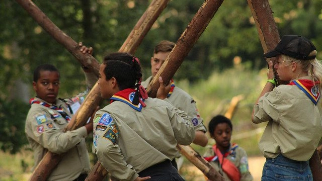 Un gruppo scout