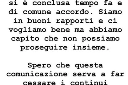 Irama e Giulia De Lellis, storia d'amore finita