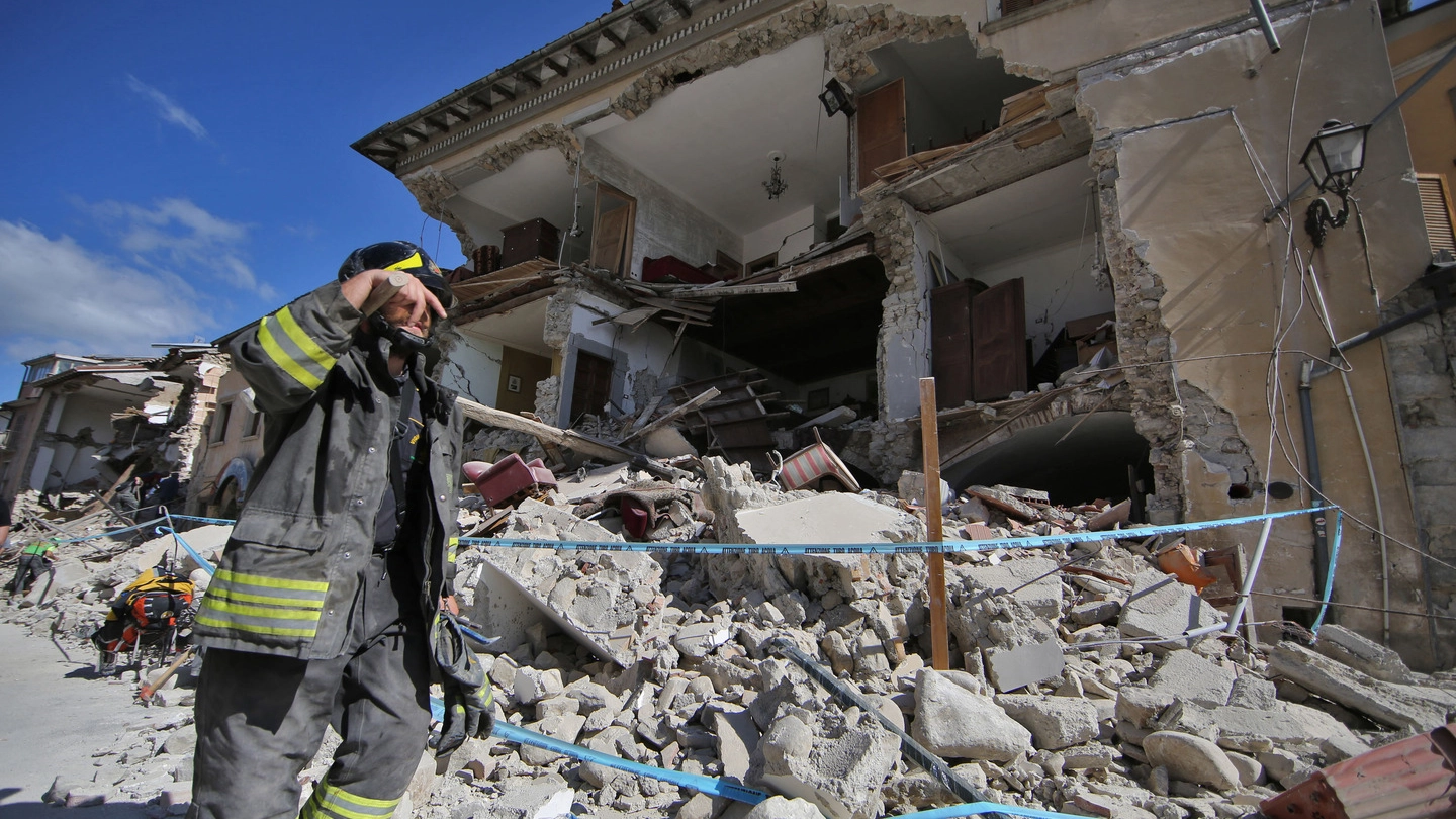 Terremoto in centro Italia (Lapresse)