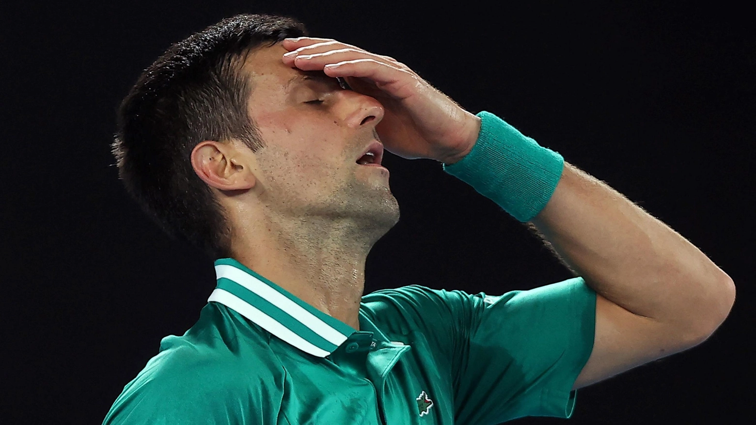 Momento difficile per Novak Djokovic