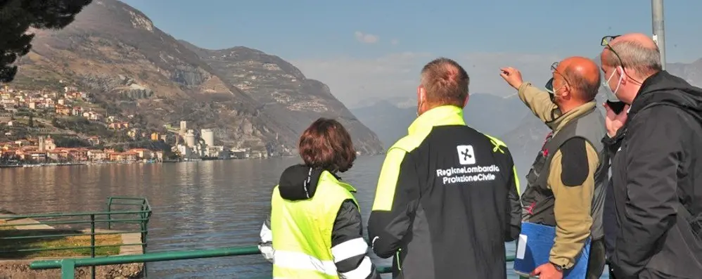 Frana Tavernola, Iseo chiede una vaccinazione Covid prioritaria