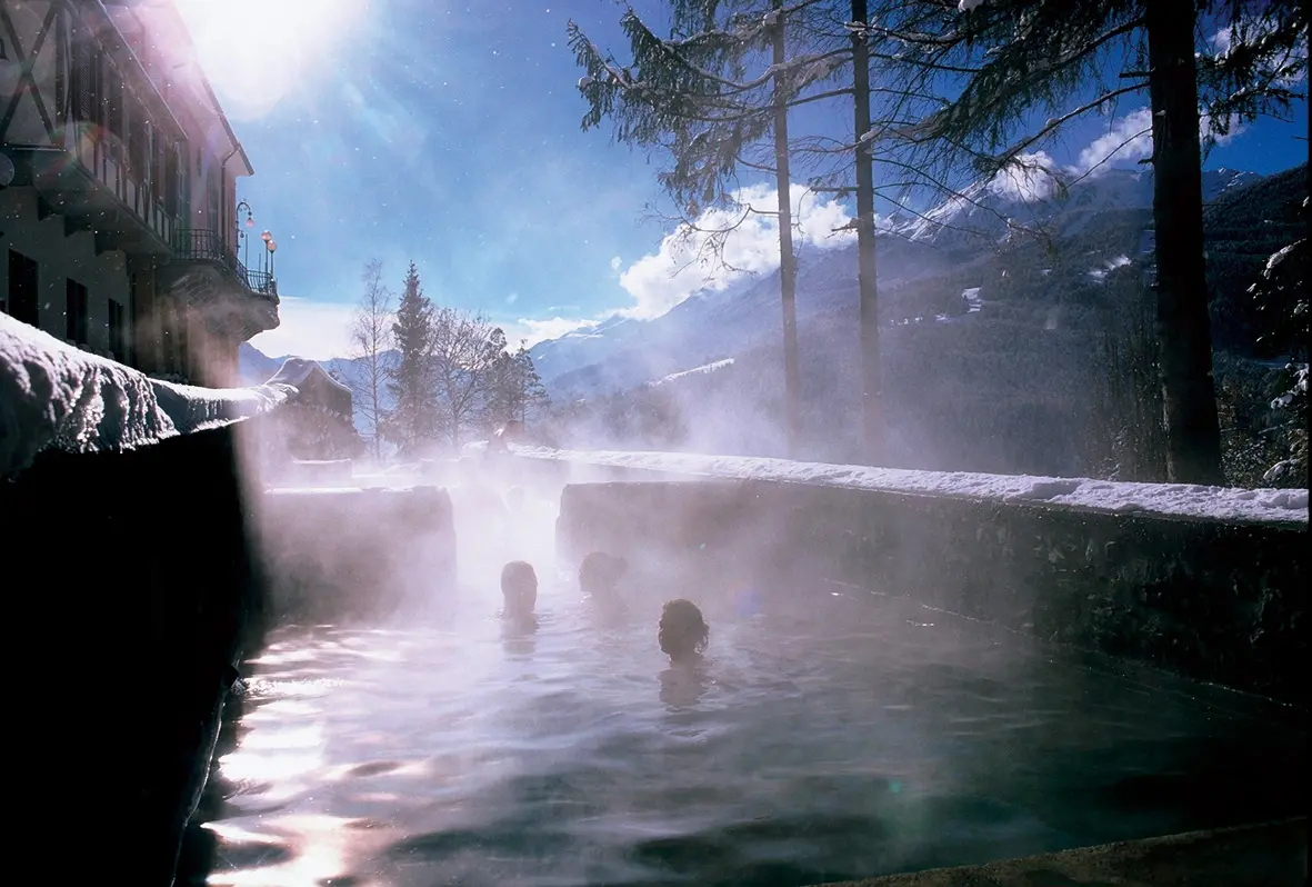Con l'abbonamento al treno l'ingresso alle Terme di Bormio è gratis