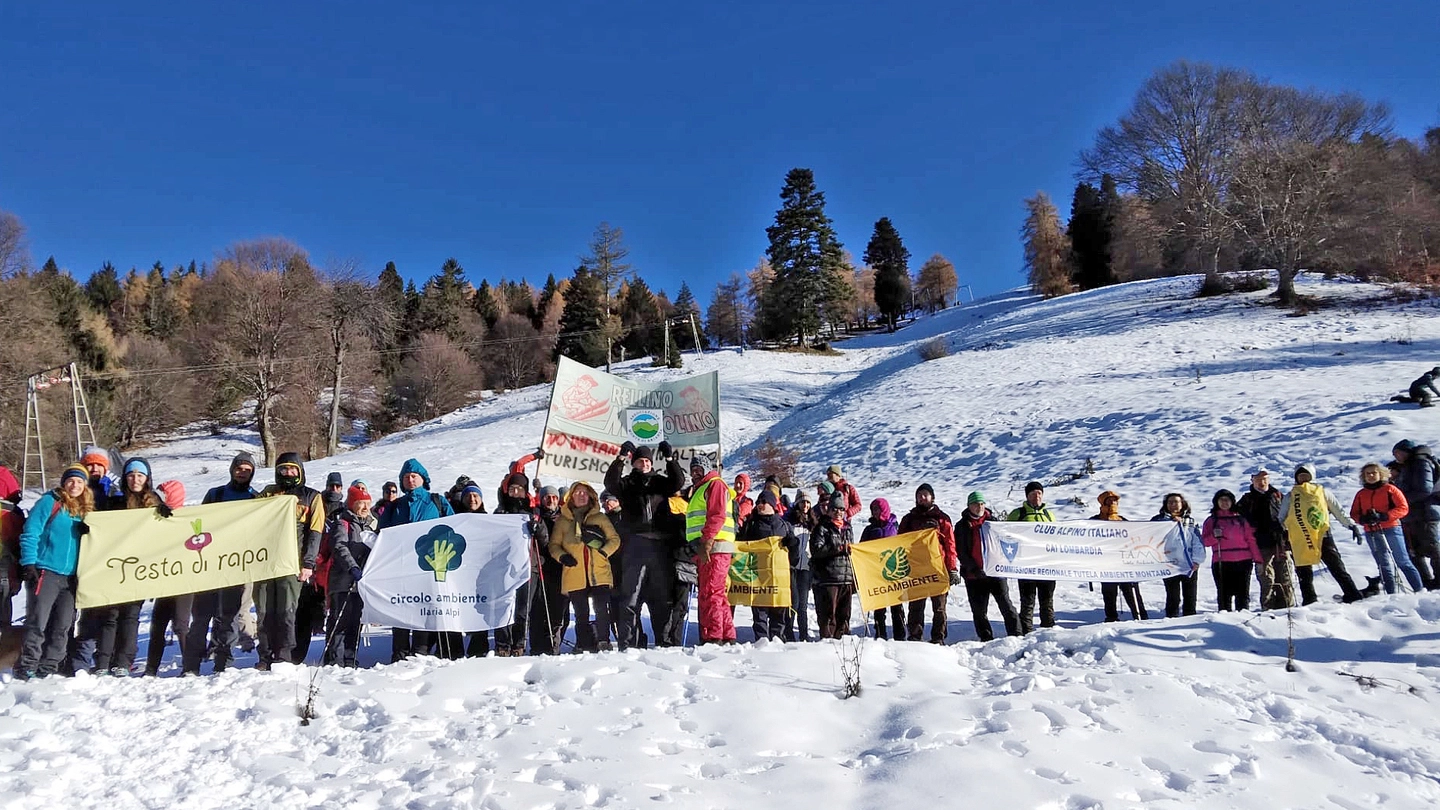 La marcia “Salviamo il monte San Primo dell’11 dicembre