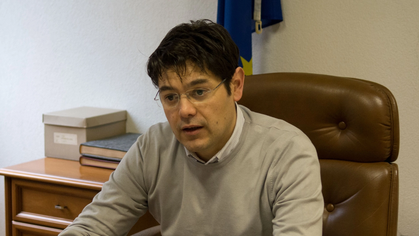 Guido Patelli, sindaco di Grosotto (National Press)