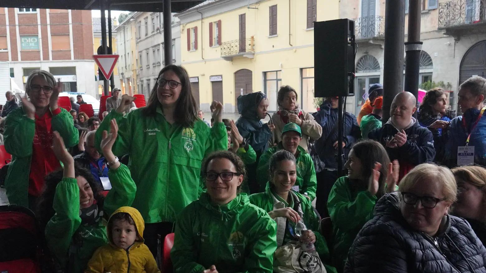 Cerimonia rovinata dal maltempo  Inaugurate le Olimpiadi speciali