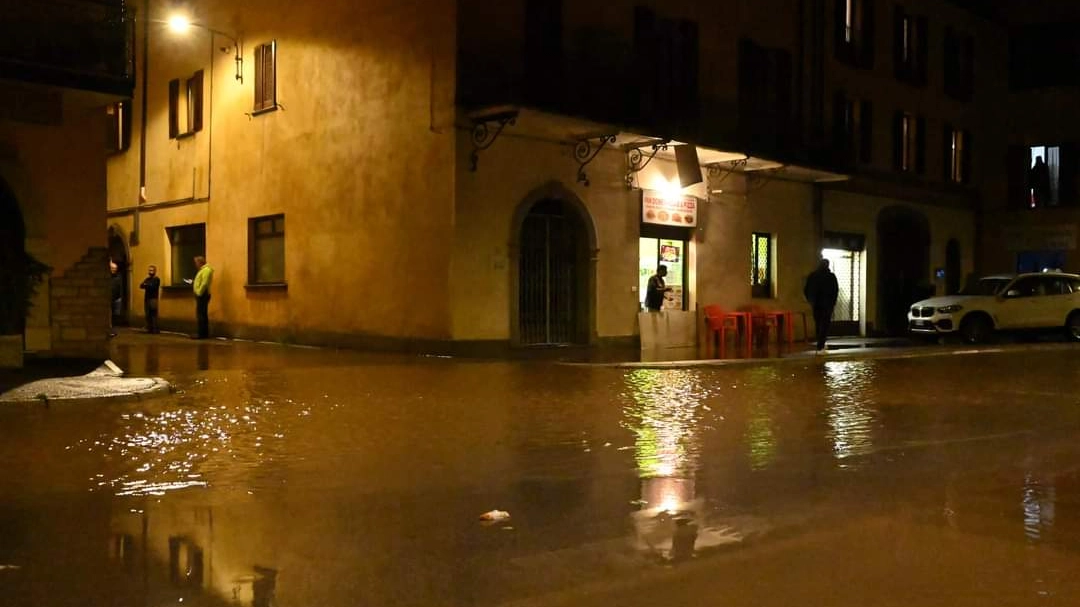 Il fiume Chiese esondato nella notte a Brescia