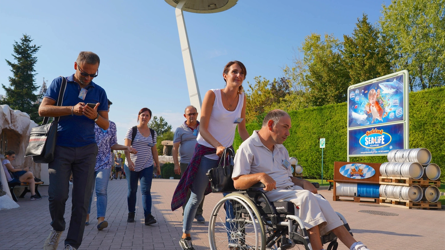 Gardaland, più servizi per i disabili