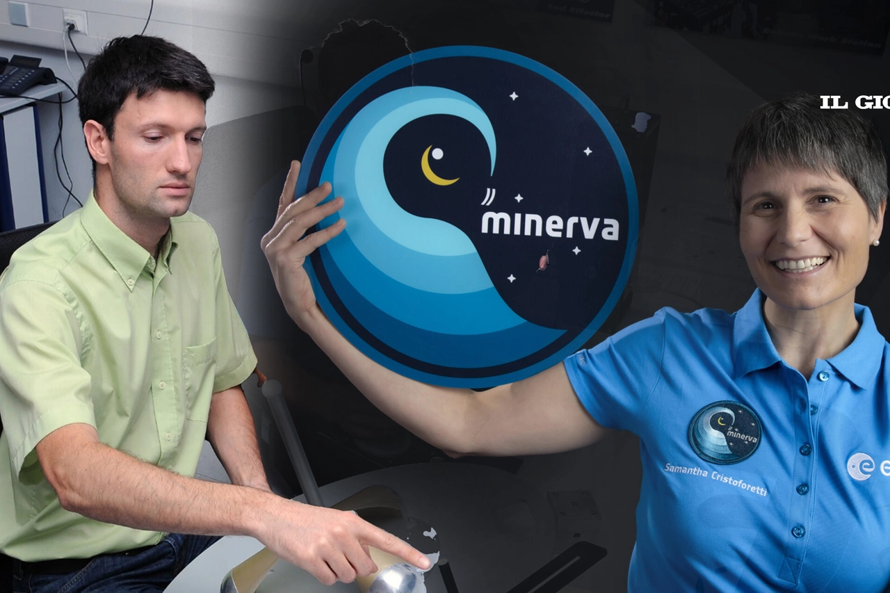 Lionel Ferra e la moglie Samantha Cristoforetti