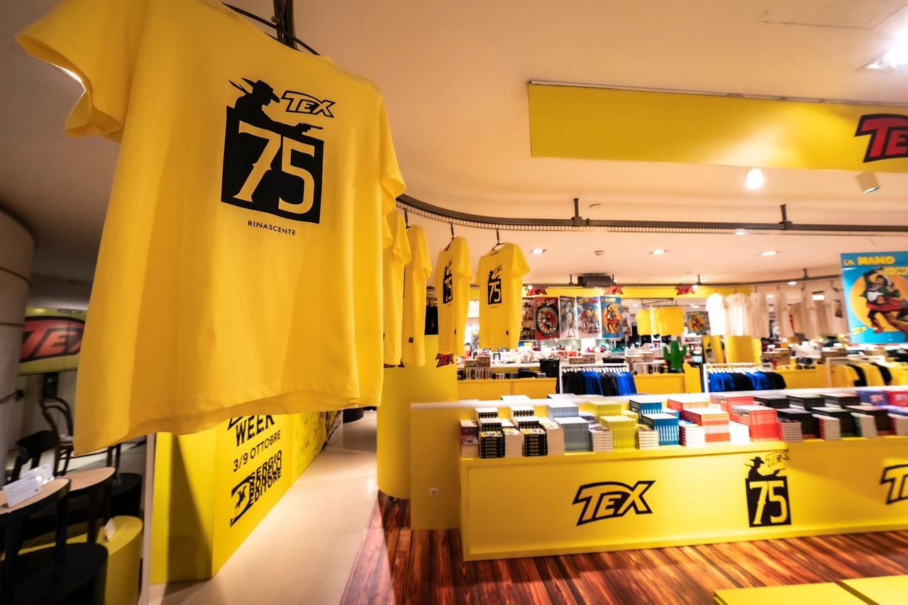 Il reparto della Rinascente dedicato a Tex