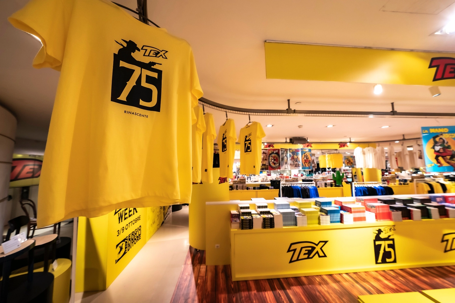 Il reparto della Rinascente dedicato a Tex