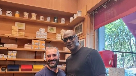 Michael Jordan a Milano (foto FB)