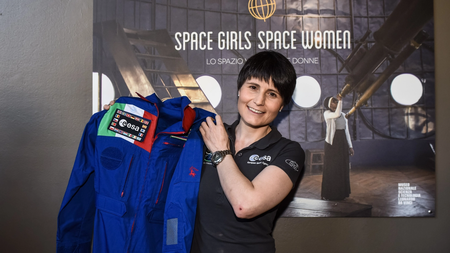 Samantha Cristoforetti dona la sua tuta spaziale al Museo della Scienza