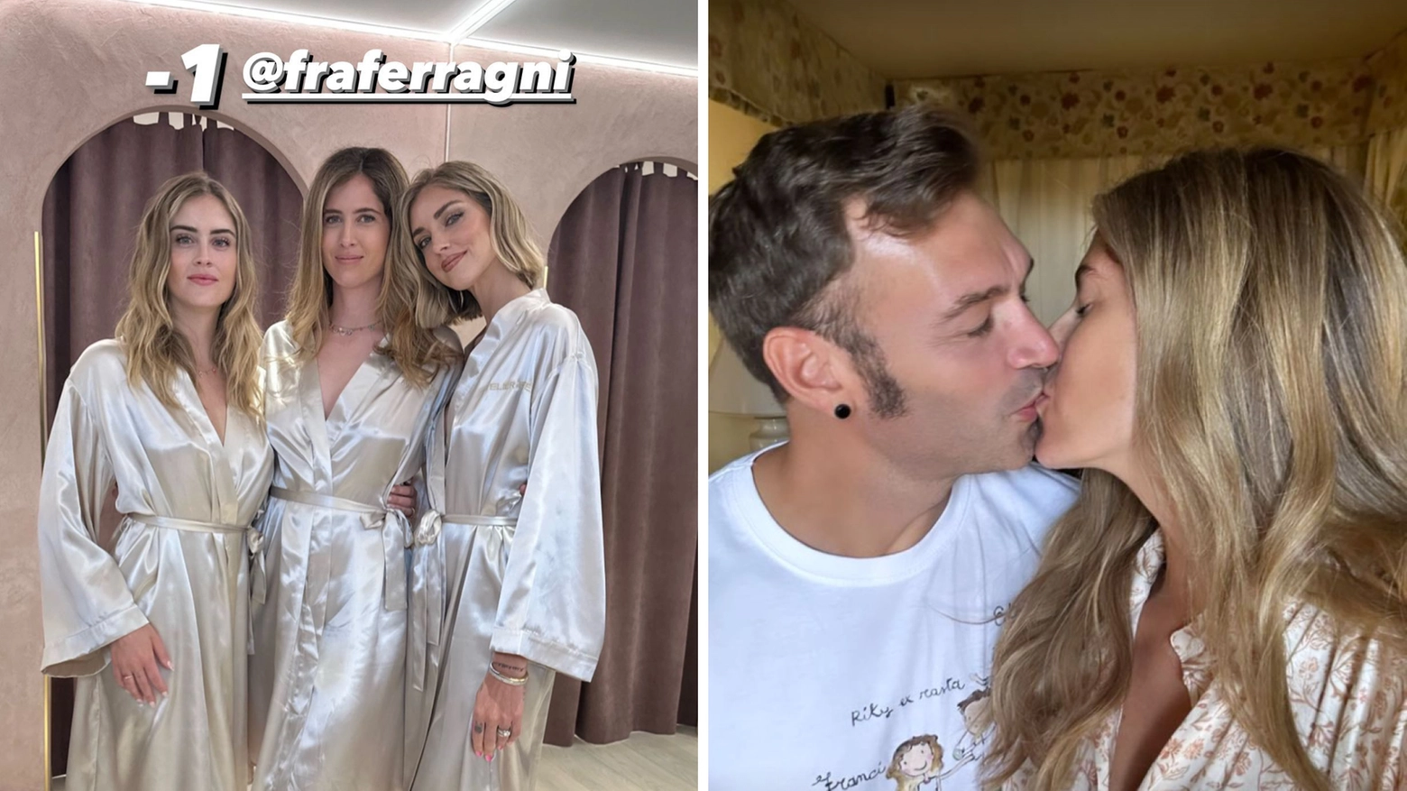 Francesca Ferragni insieme alle sorelle e con il futuro marito Riccardo Nicoletti (Foto Instagram)