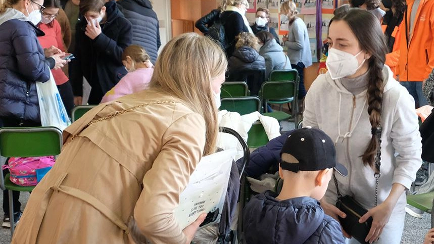 L’ex studentato trasformato in centro d’accoglienza per gli ucraini