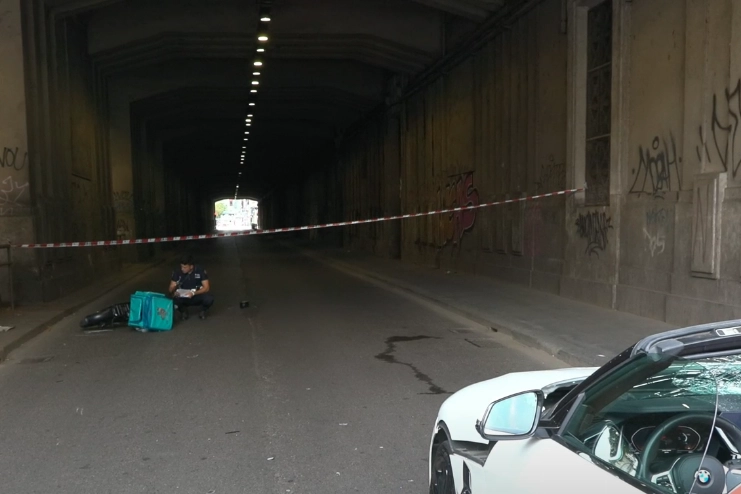 Il sottopasso Mortirolo luogo dell'incidente: i rilievi