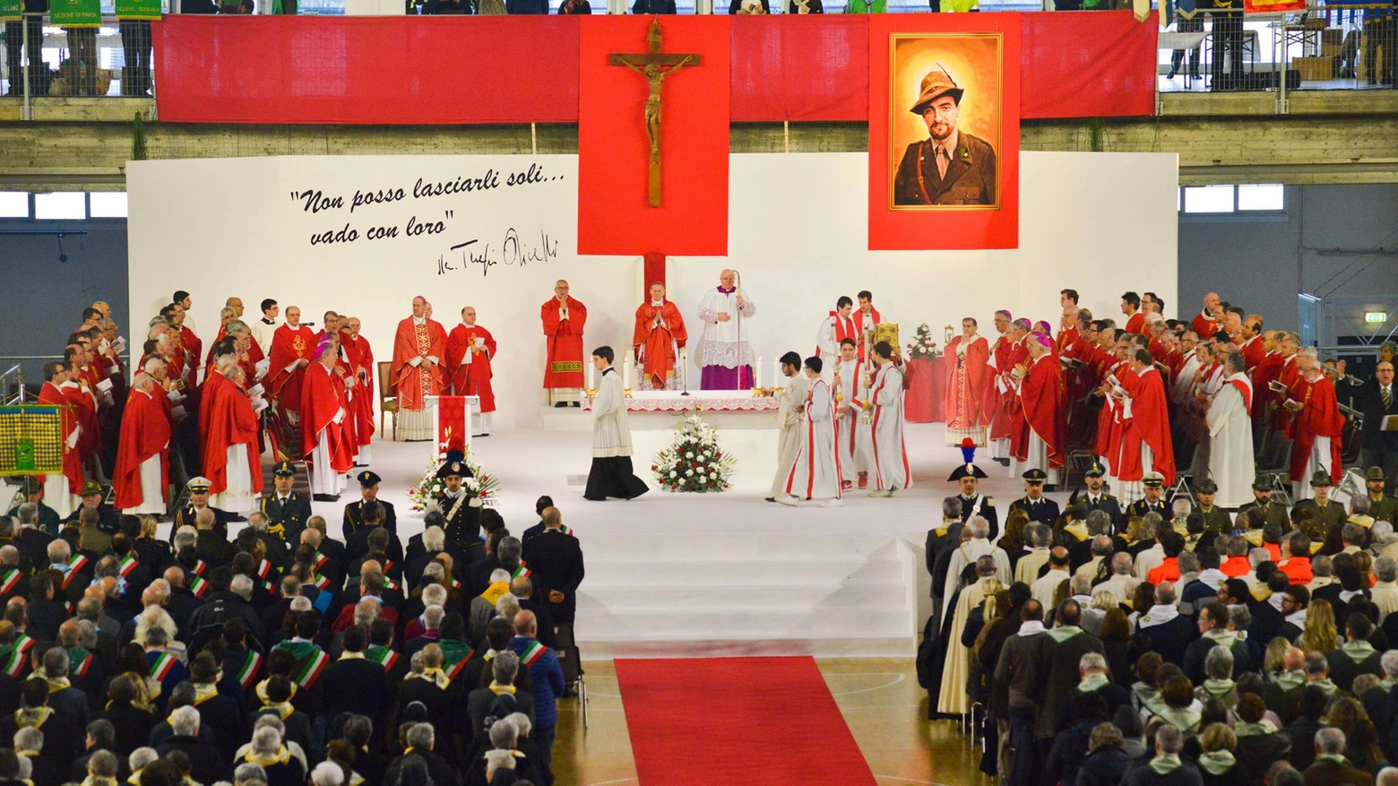 Cerimonia di beatificazione Teresio Olivelli a Vigevano