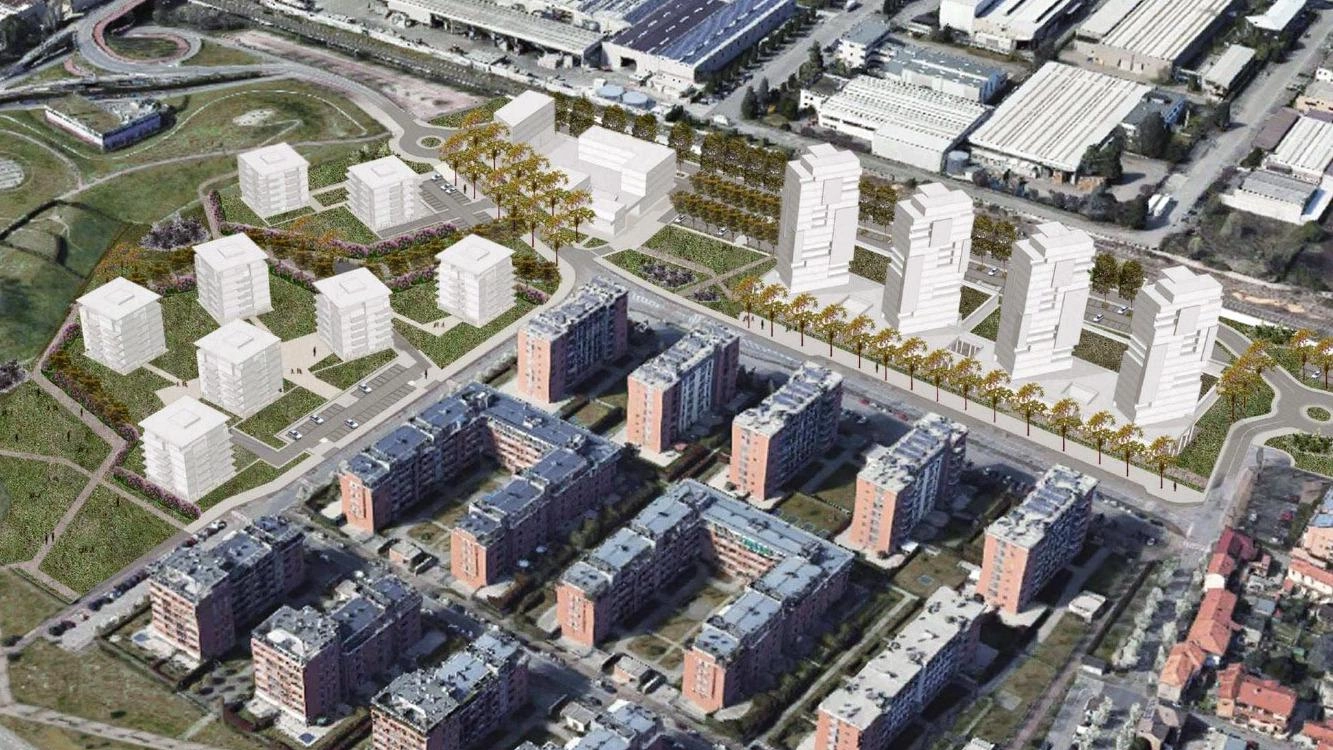 Il nuovo quartiere Burgo: "Residenze nel verde con negozi e un asilo"