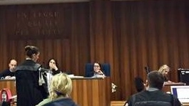 Un aula di tribunale (archivio)