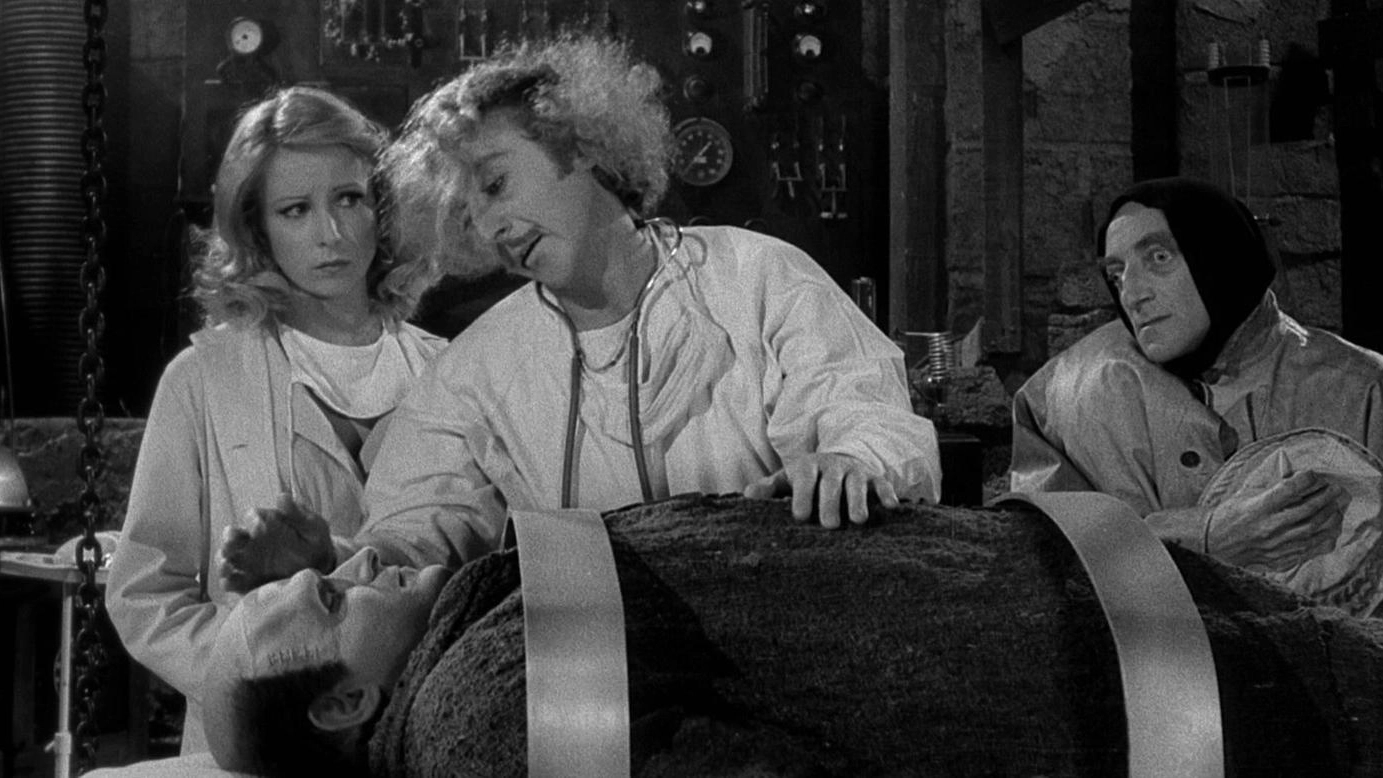 Gene Wilder in un fermo immagine del film "Frankenstein Junior" (Ansa)