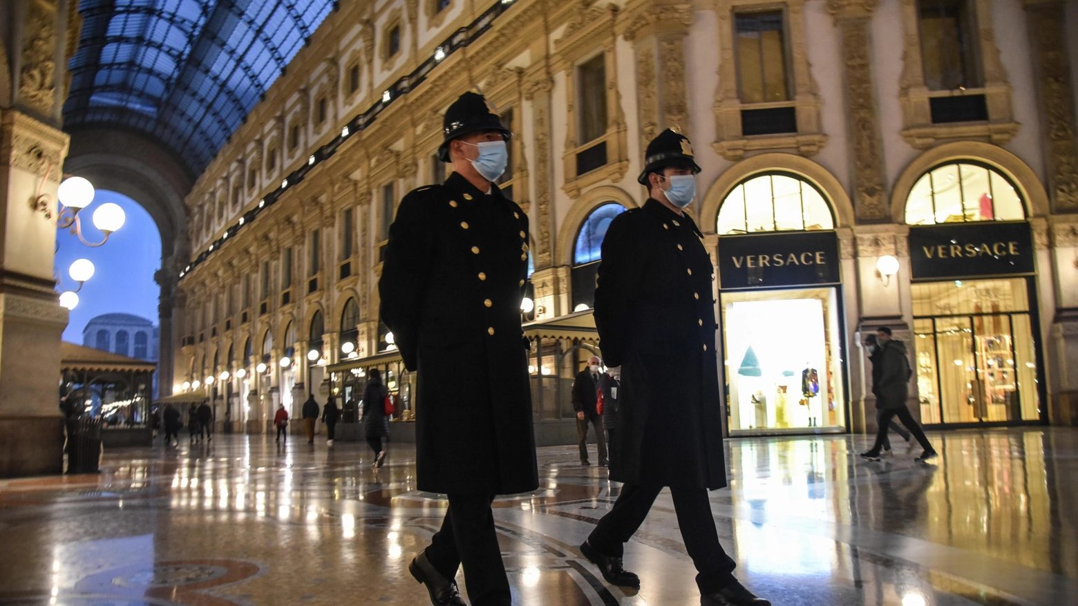 Galleria di Milano durante il lockdown