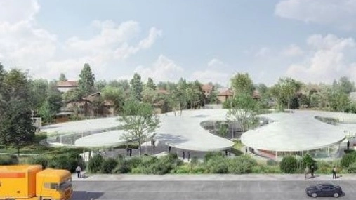 Questo il plastico del nuovo campus Esselunga