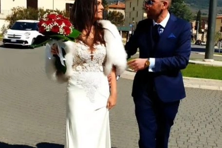 Sara Tommasi e il marito Antonio Orso (Foto Instagram Stories)