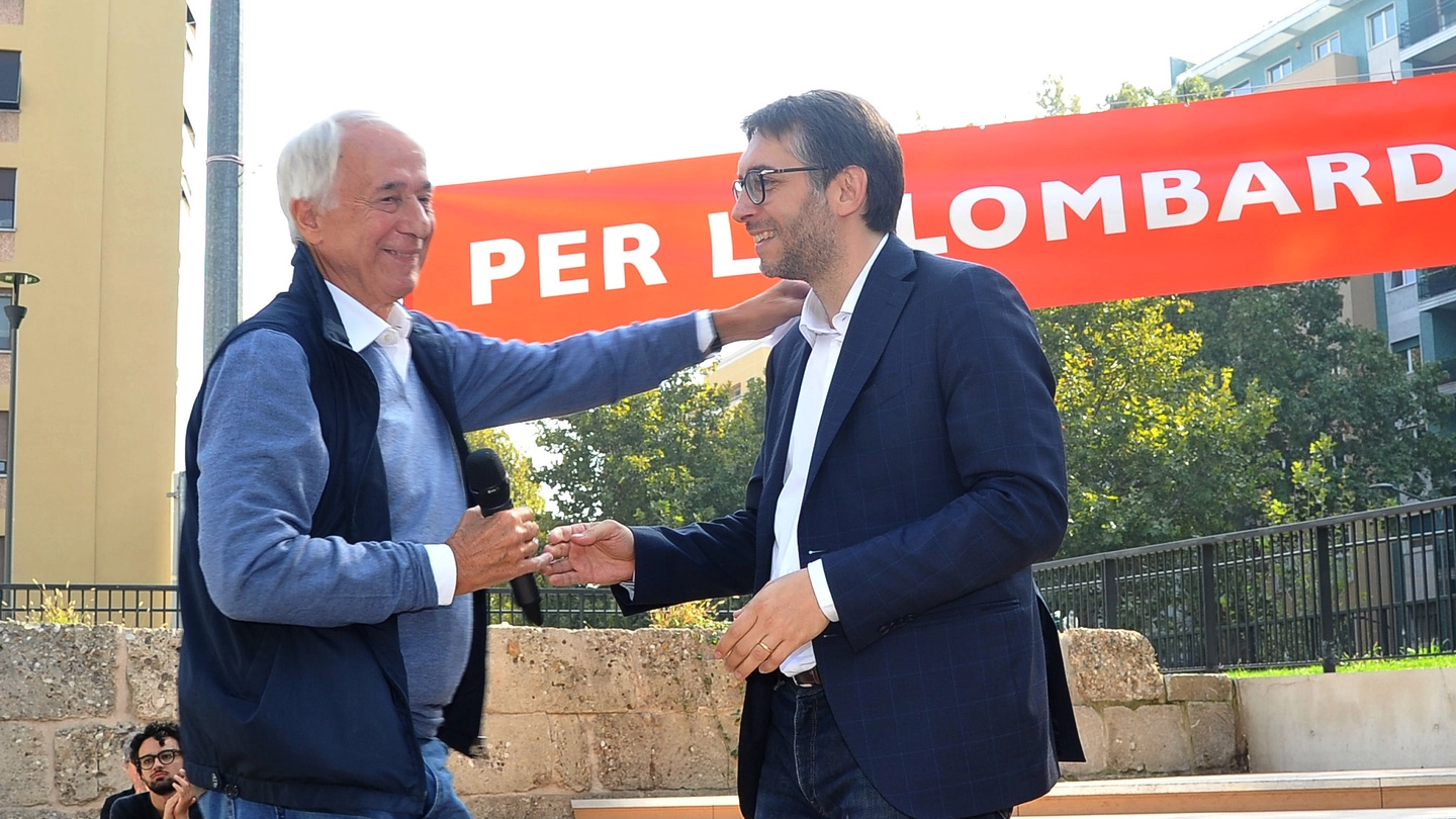 Giuliano Pisapia, europarlamentare del Pd ed ex sindaco, e Pierfrancesco Maran