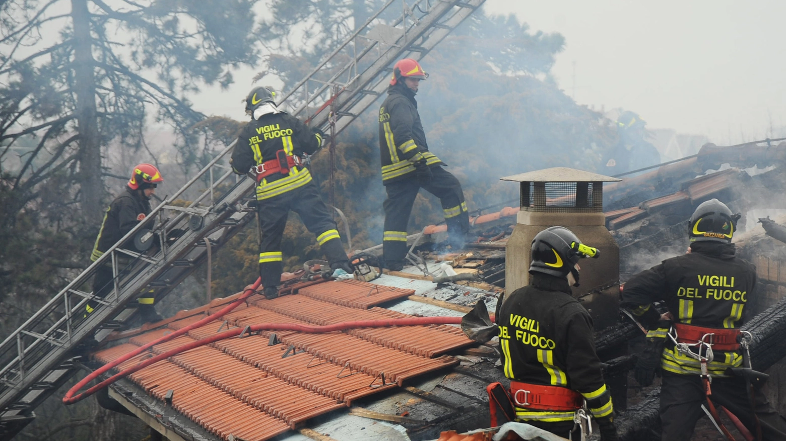Incendio in un appartamento a Fara Gera d'Adda