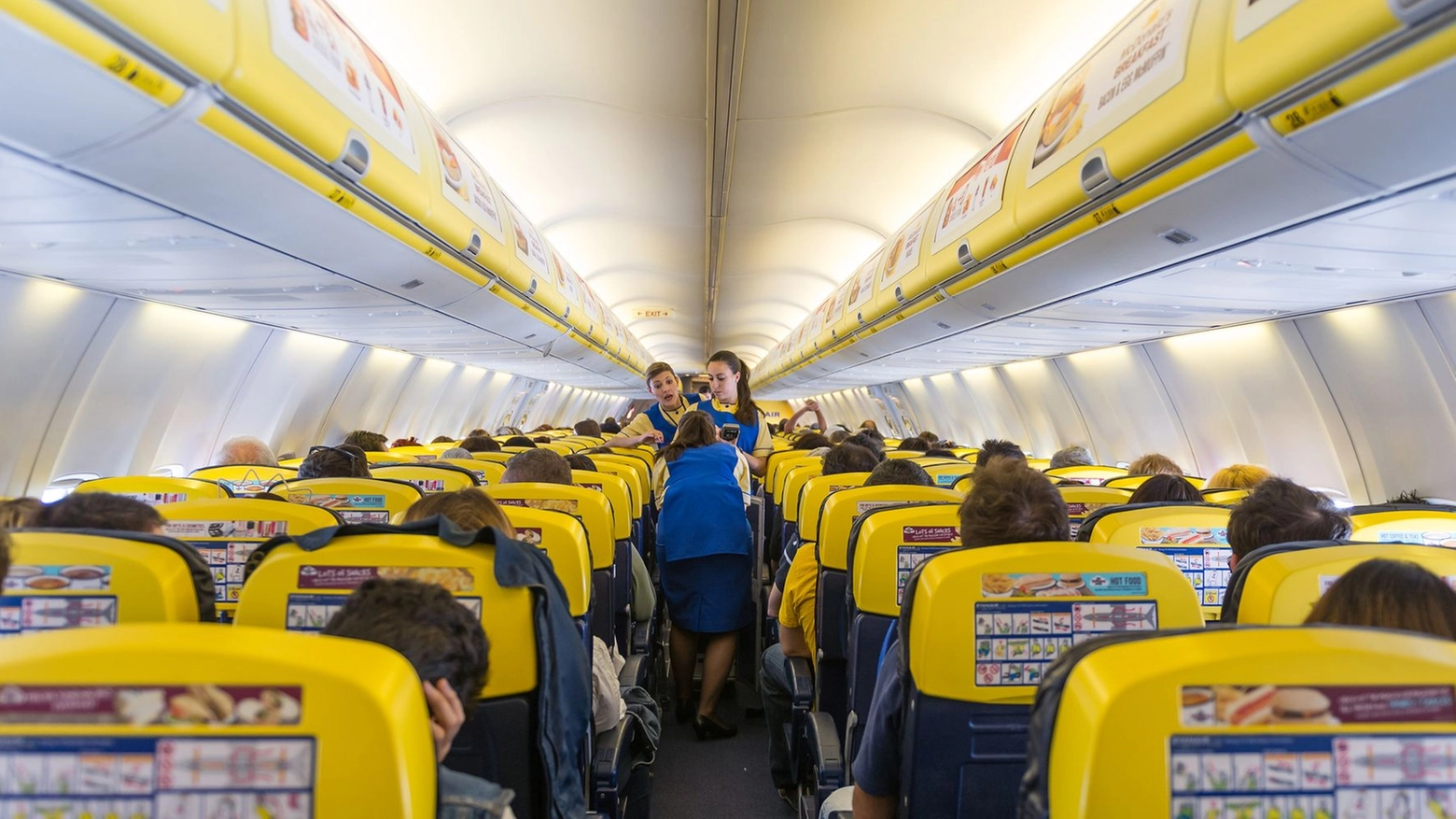 La stiva di un aereo Ryanair (foto d'archivio)
