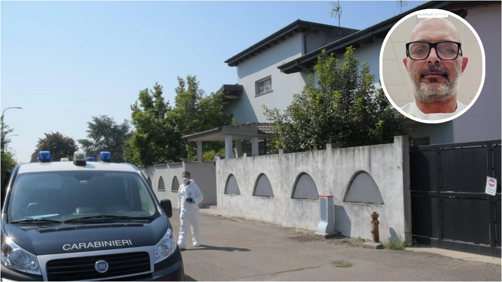 I carabinieri del Ris nella villetta a Trivolzio e Fabio Friggi