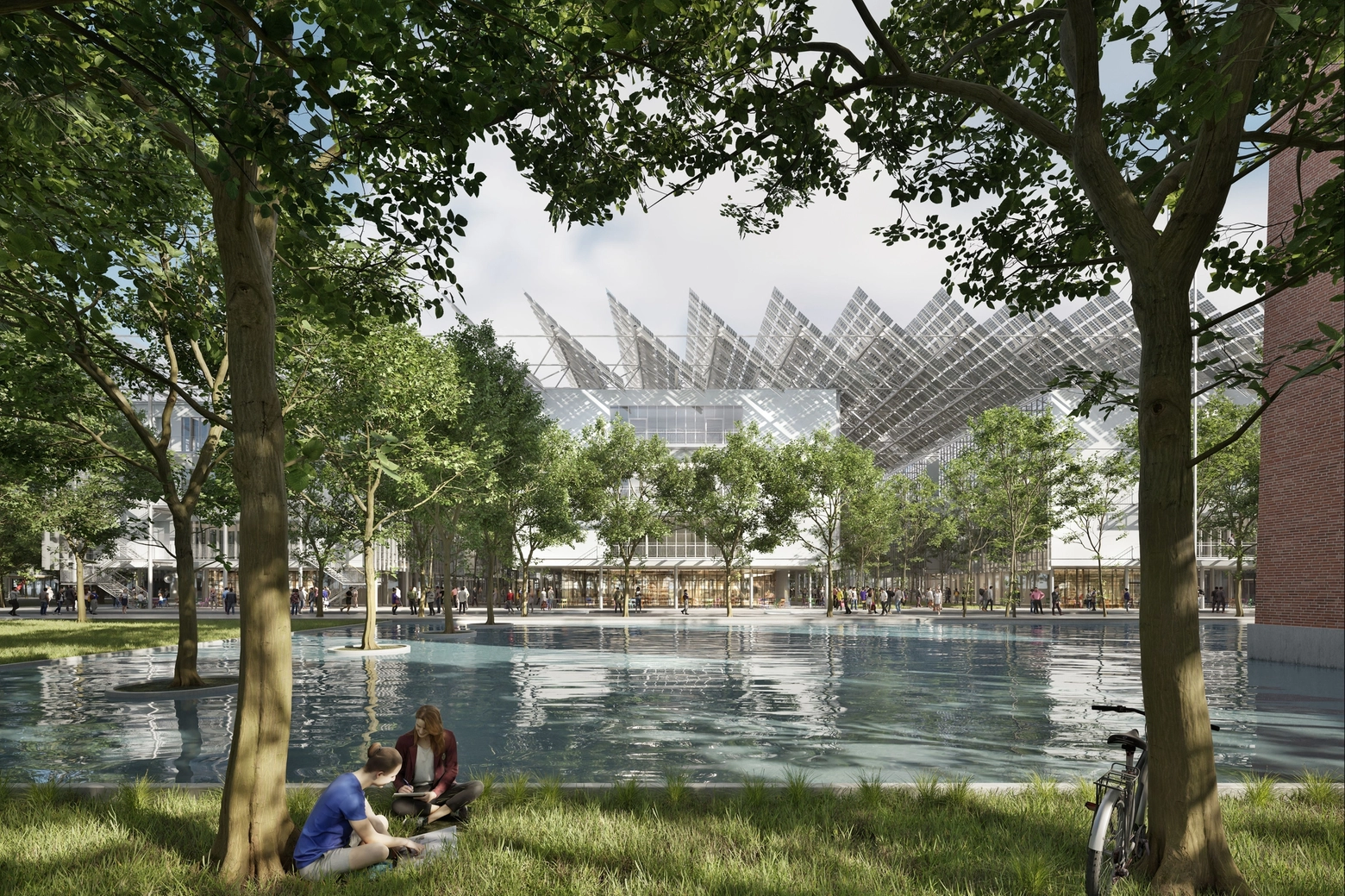 Il rendering del progetto del nuovo campus del Politecnico