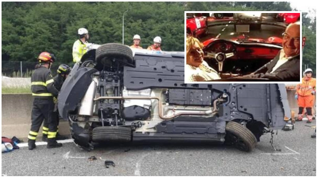 L'incidente in cui sono morti Pietro Cozzi e Marisa Agliati (in alto)