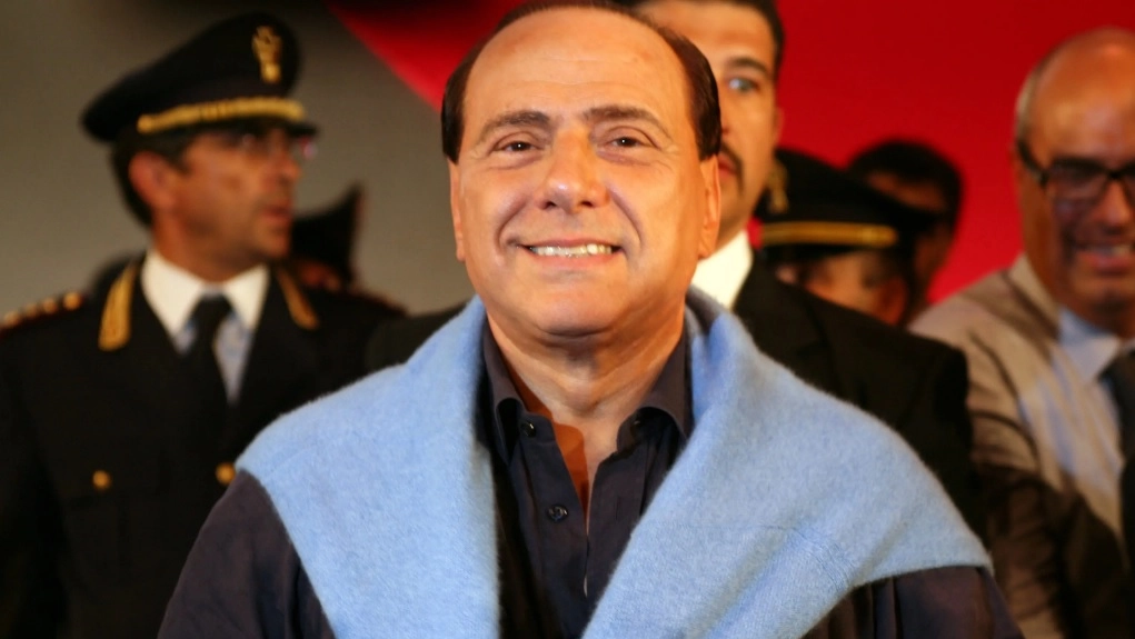Silvio Berlusconi al Meeting di CL nell'agosto del 2006