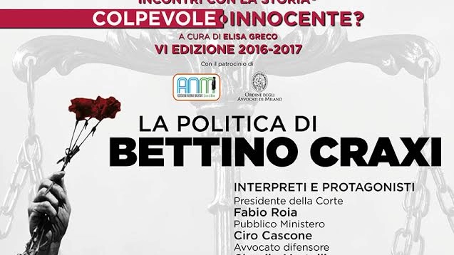 Teatro Carcano, la politica di Bettino Craxi