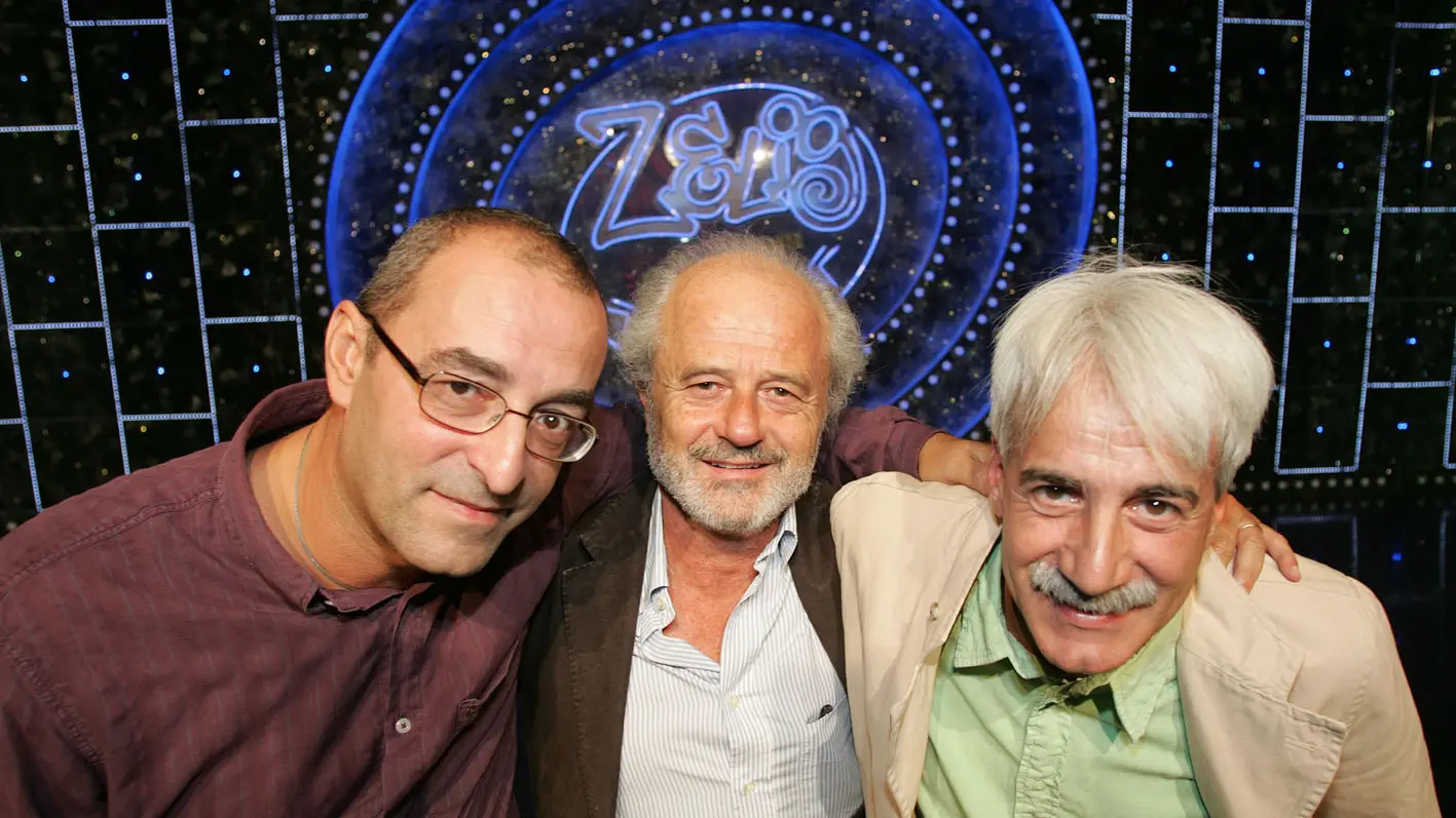 Giancarlo Bozzo con Gino Vignali e Michele Mozzat