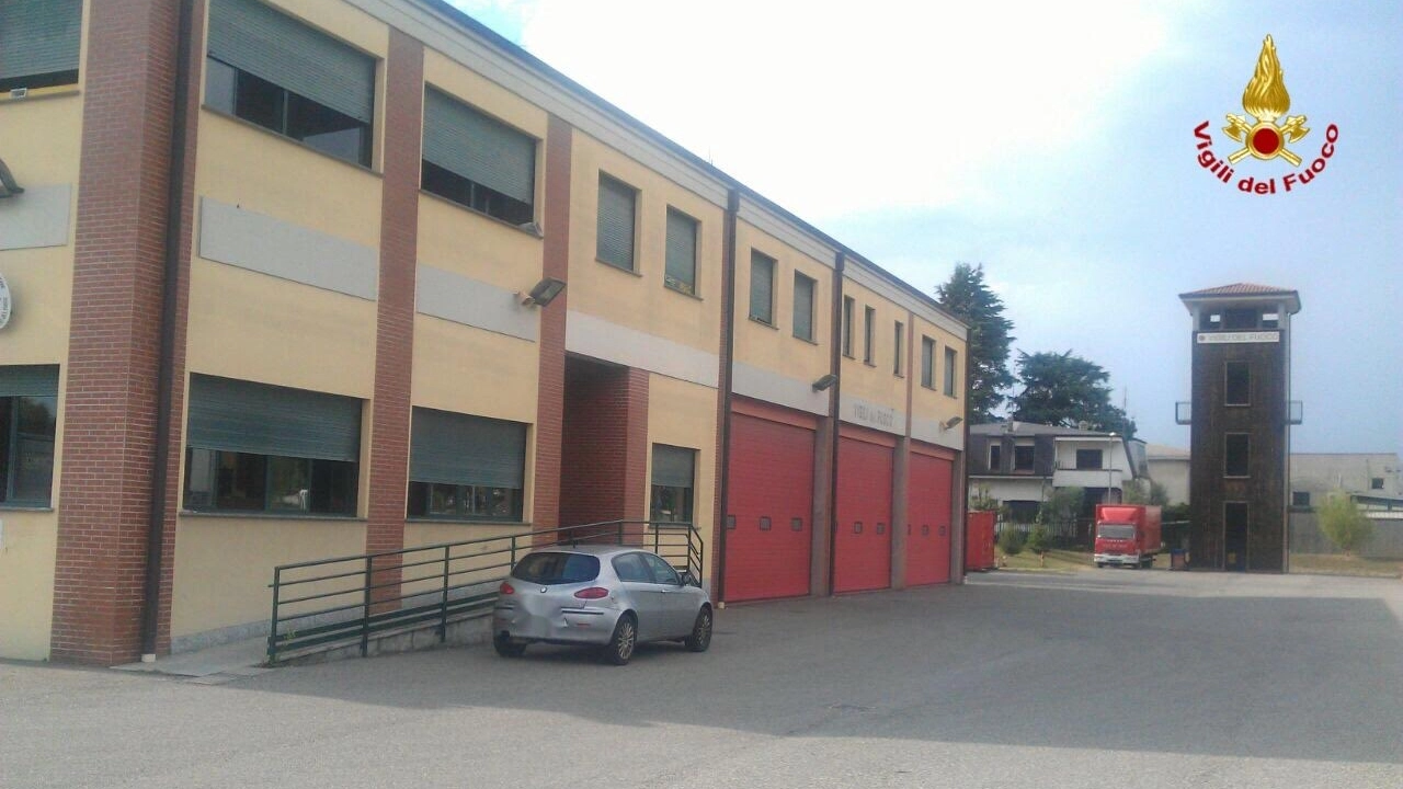 La caserma dei pompieri di Saronno