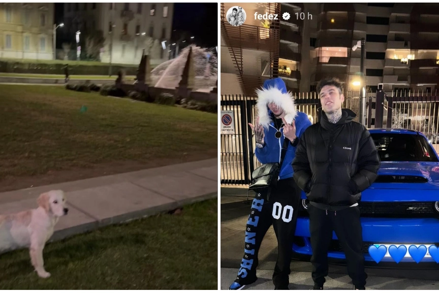 Due delle stories condivise ieri da Fedez su Instagram