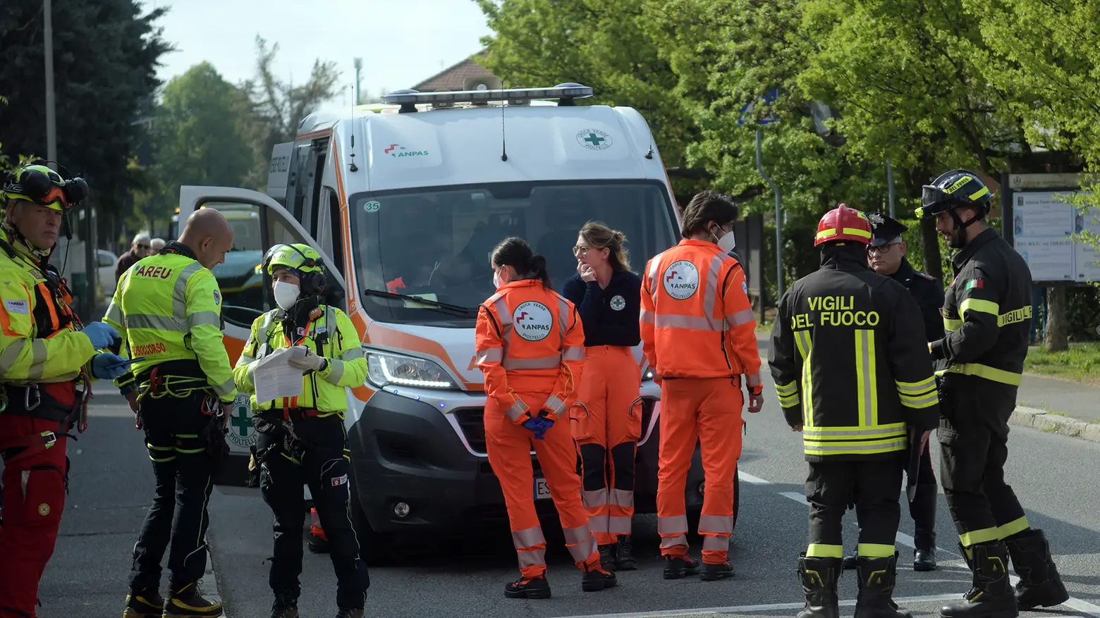 Inutili i soccorsi a Robecco: l'uomo è morto sul colpo