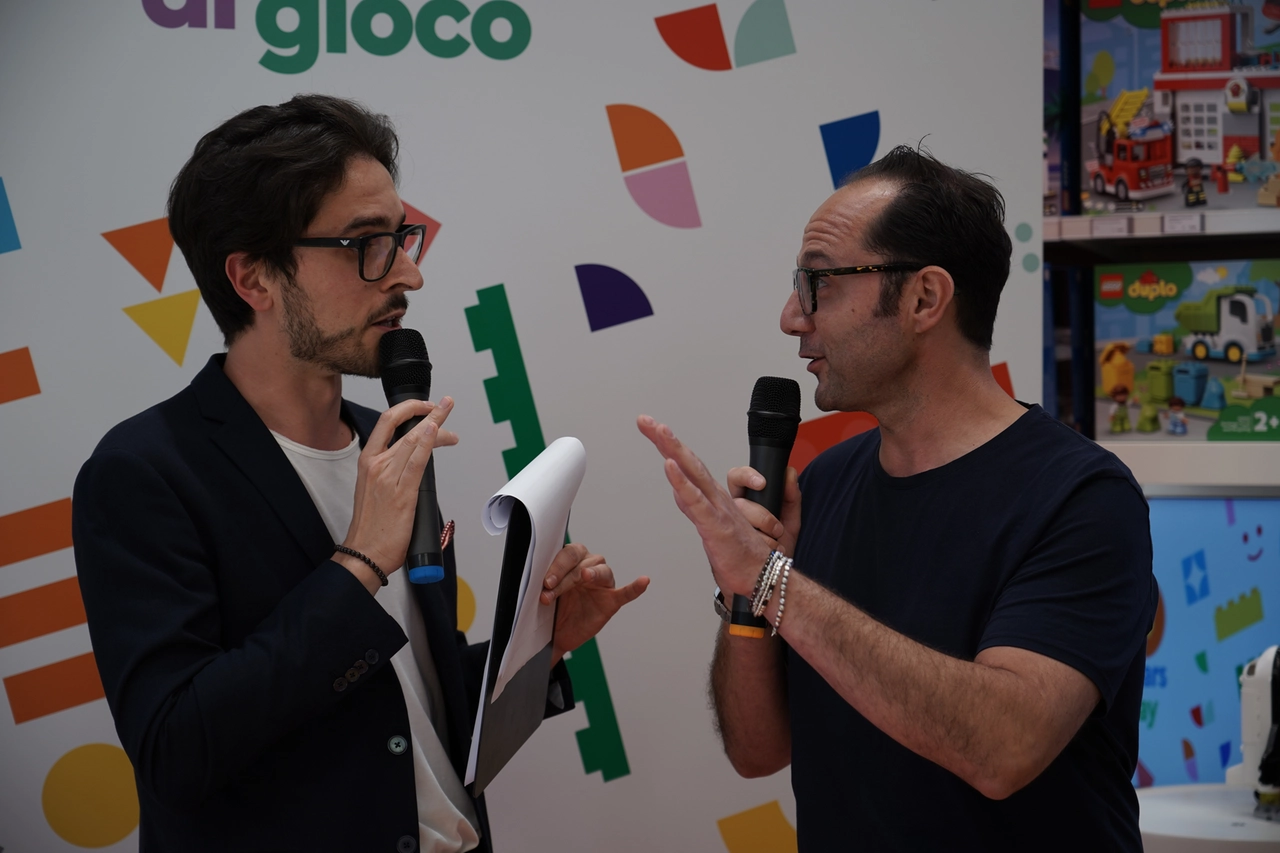 Riccardo Zangelmi a destra