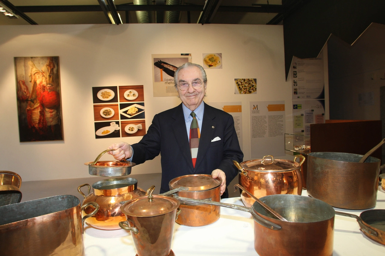 Lo chef Gualtiero Marchesi (Newpress)