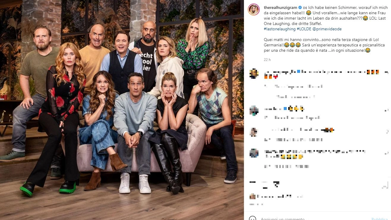Michelle Hunziker nel cast di LOL germani (Foto Instagram)
