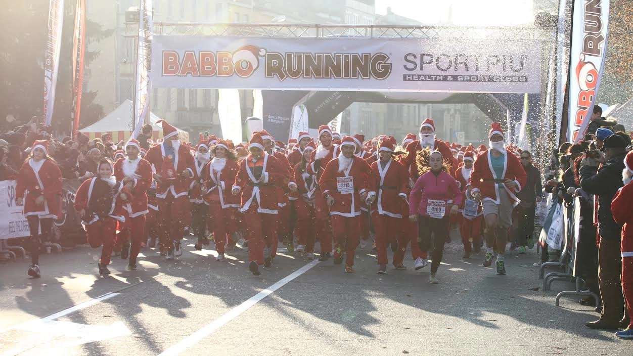 Babbo Running a Bergamo