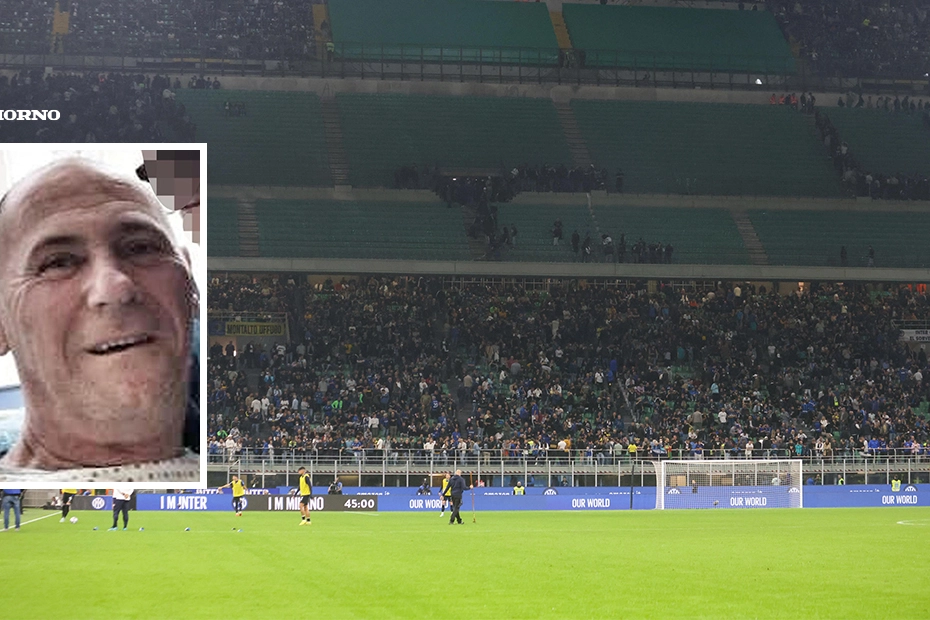 La Curva Nord svuotata dopo la morte di Vittorio Boiocchi