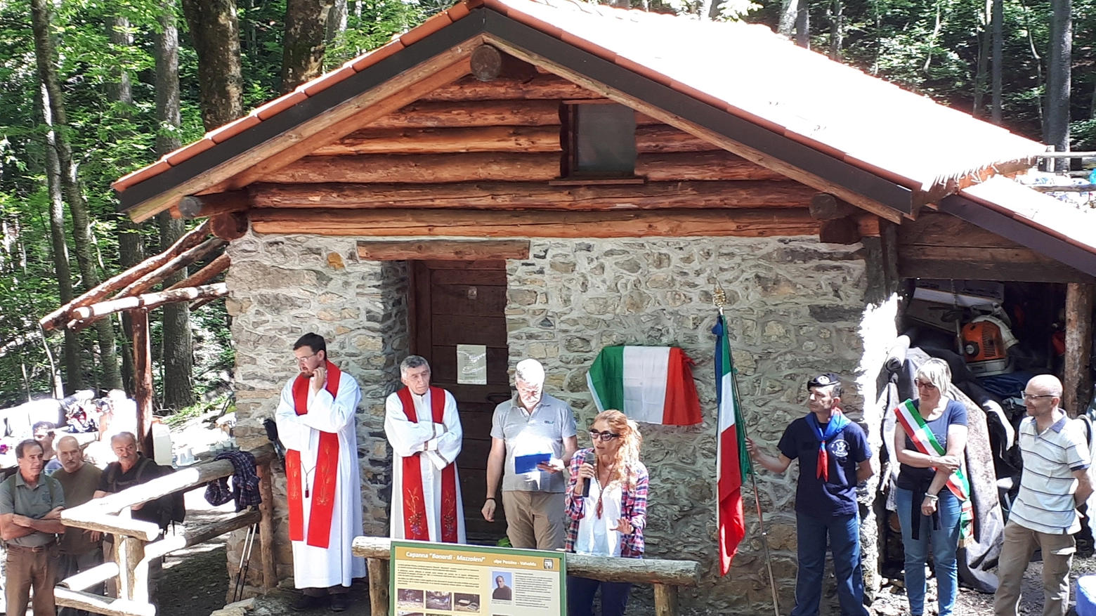 L'inaugurazione della capanna Bonardi-Mazzoleni 